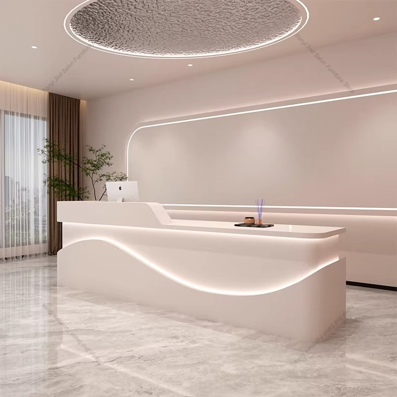 Office Furniture Company - Nordische High-End Schönheitssalon-Kassentheke Moderne Bekleidungsgeschäft-Kunsttheke Tanzunterrichts-