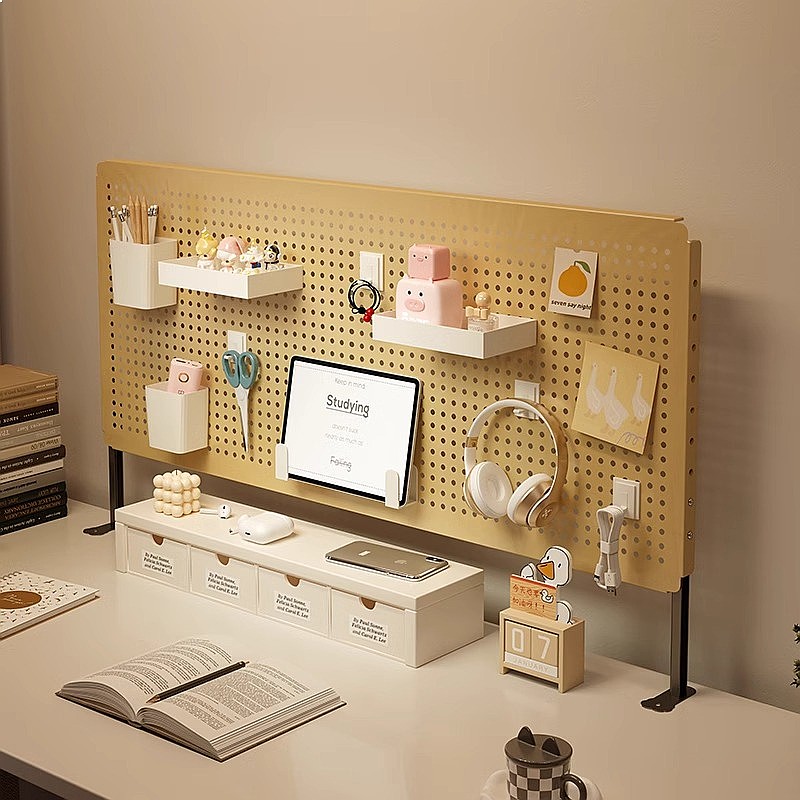 Pegboard Office Organizer - Vertikaler Pegboard-Schreibtisch-Organizer, verstellbares Stehregal für Heim,