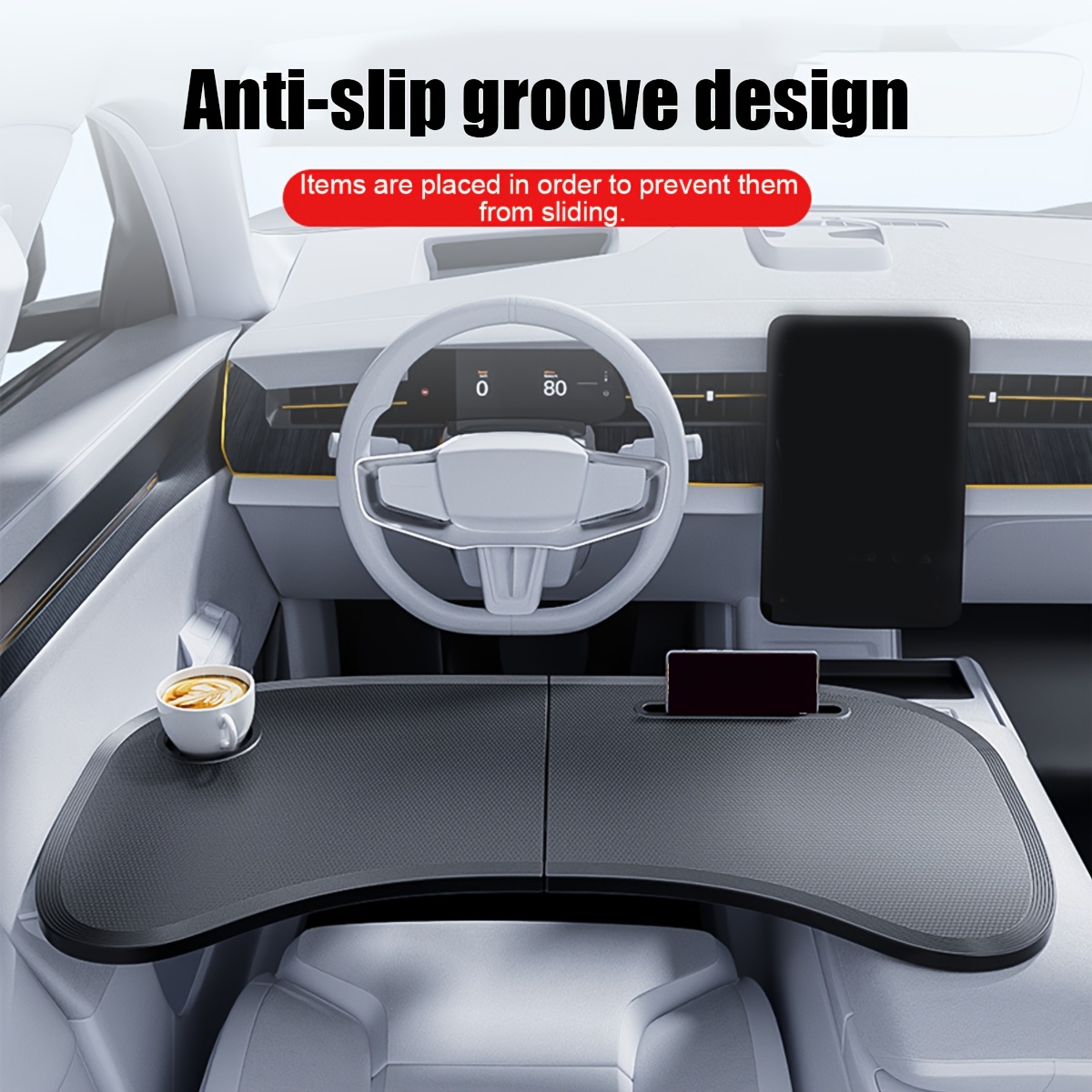 Office Furniture Design - 1 Stück Faltbarer Lenkradtisch fürs Auto,