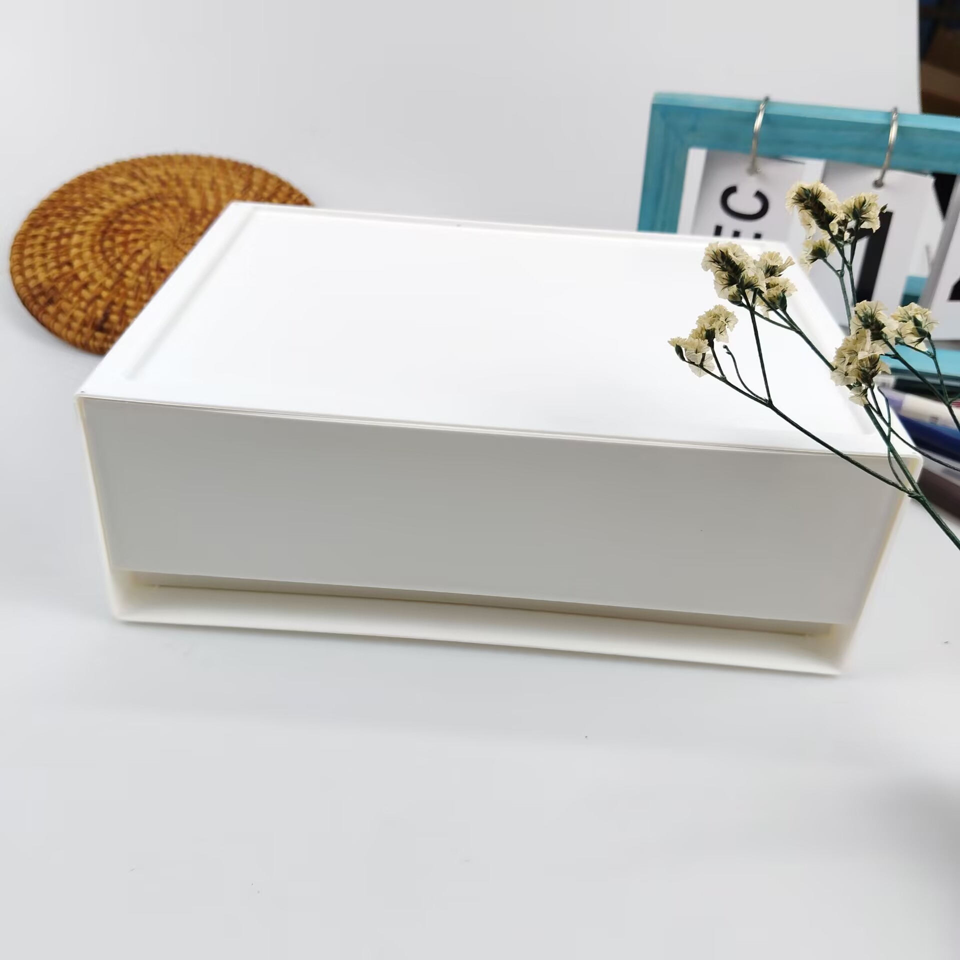 Cubicle Shelf Organizer - Desktop-Aufbewahrungsbox, Schublade, Kosmetikregal, Schreibtisch, Schreibtisch, Schreibwaren,