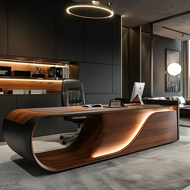 Office Furniture Rental - Neuer Chinesischer Holz-Schreibtisch im Modernen, Schlichten