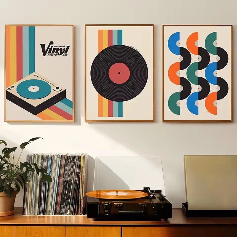 Mid-Century Vinyl-Schallplatte – Office Furniture Design Bewertung und Preis