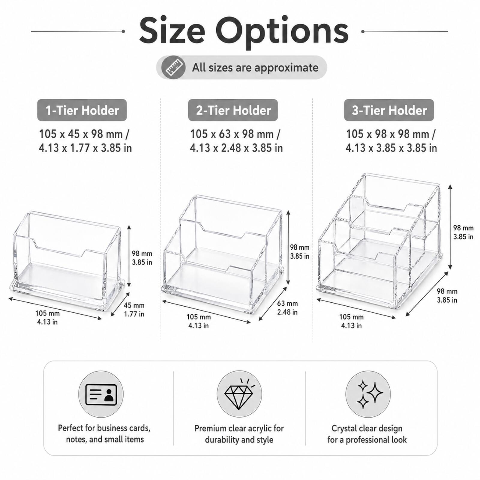 1–3 Stück moderner transparent – Pegboard Office Organizer Bewertung und Preis