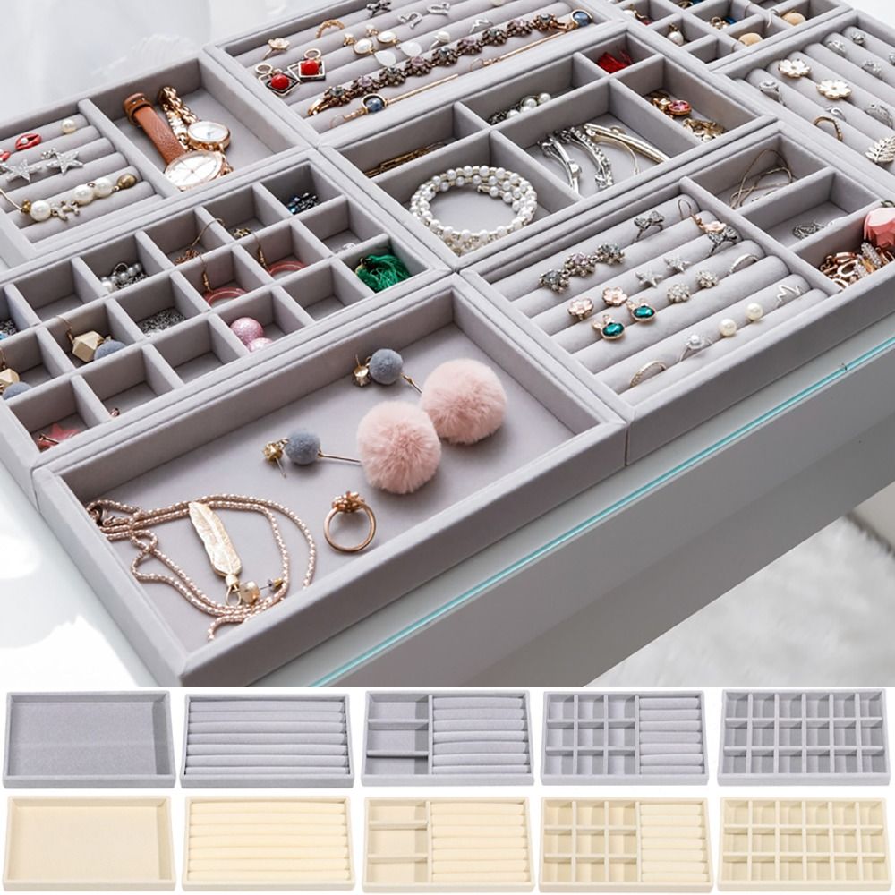 Organizer-Box Stapelbare Samt- – Drawer Organizer Tray Bewertung und Preis