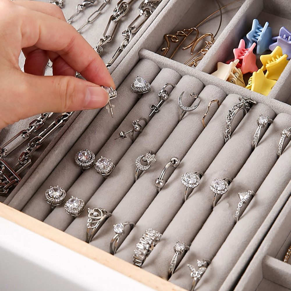 Organizer-Box Stapelbare Samt- – Drawer Organizer Tray Bewertung und Preis